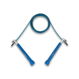 Скоростная скакалка EasyFit Speed Cable Rope, Длина до 3 м, Сталь, Пластик, Синий