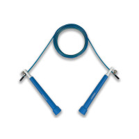 Скоростная скакалка EasyFit Speed Cable Rope, Длина до 3 м, Сталь, Пластик, Синий
