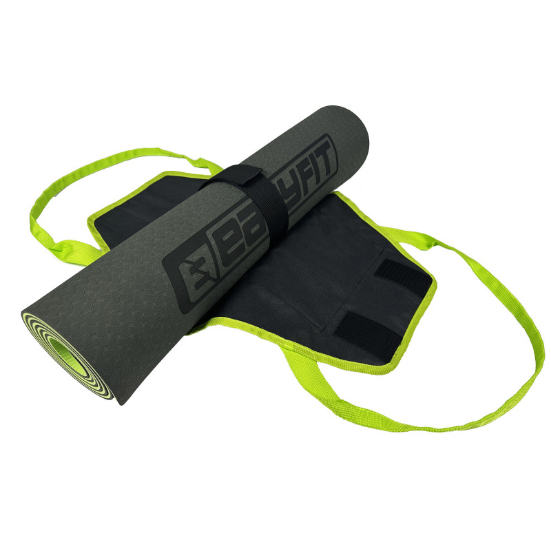 Сумка-переноска EasyFit универсальная, Длина 58 см, Ширина 38 см, Салатовый, Для переноски спортивных ковриков любого размера