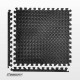Татами мат EasyFit SwallowTail (пазл ласточкин хвост с бортиком), Размер 120x120 см, Толщина 10 мм, EVA-пена, Черный