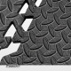 Татами мат EasyFit SwallowTail (пазл ласточкин хвост с бортиком), Размер 120x120 см, Толщина 10 мм, EVA-пена, Черный