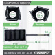 Обтяжувачі для ніг і рук EasyFit (пара), Вага 1 кг, Оксфорд, Нейлон, Пісок, Чорно-сірий