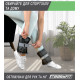 Утяжелители для ног и рук EasyFit (пара), Вес 1 кг, Оксфорд, Нейлон, Песок, Черно-серый