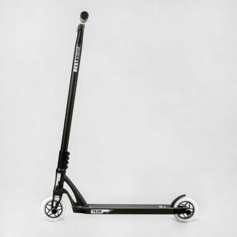 Самокат трюковый "Best Scooter" FEAR, SCS-система, ПЕГИ, алюминиевый диск и дека, колёса PU, d=115 мм, ширина руля 58 см