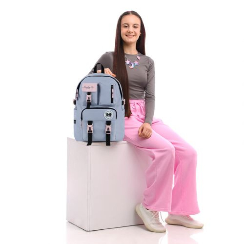 Рюкзак GoPack Education Teens 2500L сірий