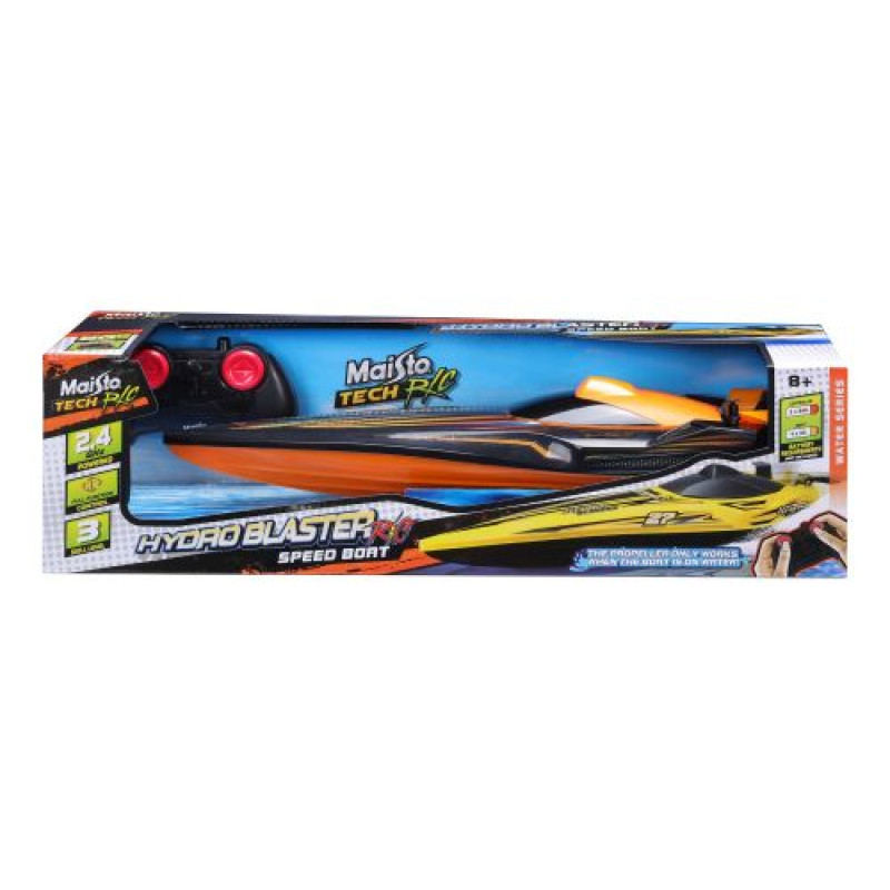 Катер на р/у Hydro Blaster Speed Boat - помаранчево-чорний