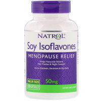 Ізофлавони сої, Soy Isoflavones, Natrol, 50 мг, 120 капсул (10 мг на капсулу)