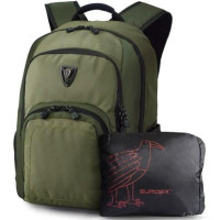 Рюкзак для ноутбука 15,6" Sumdex PON-394TY + дождевик хаки