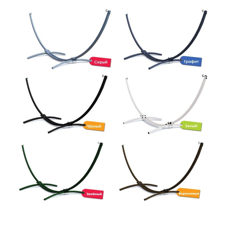 Стійка для гамака + Двомісний гамак SOFT бежевий XXL 200x140 з планками