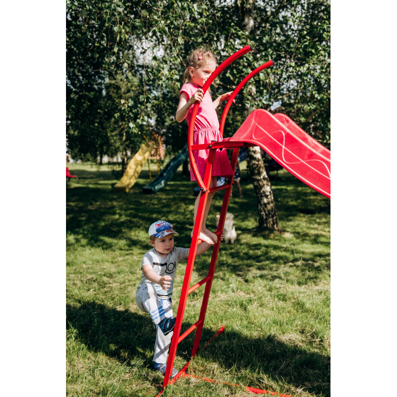 Детская горка 3м с металлической лестницей высота 1,5 м (разные цвета)