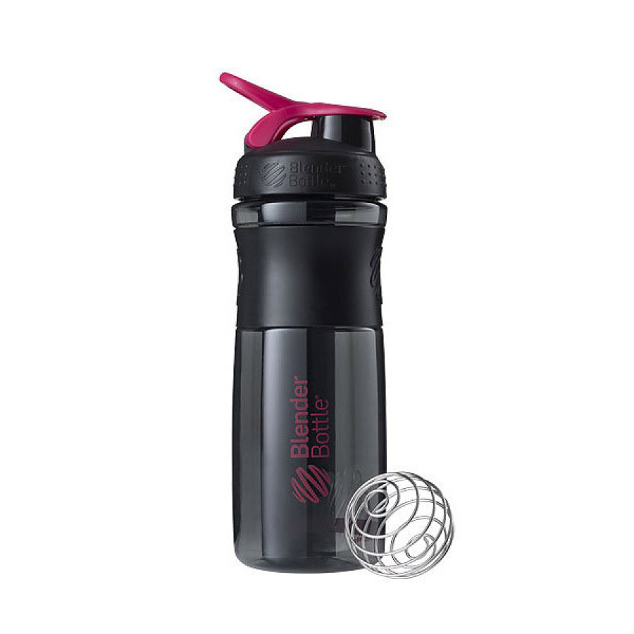 Шейкер спортивний (пляшка) BlenderBottle SportMixer Flip 28oz/820ml Black/Pink