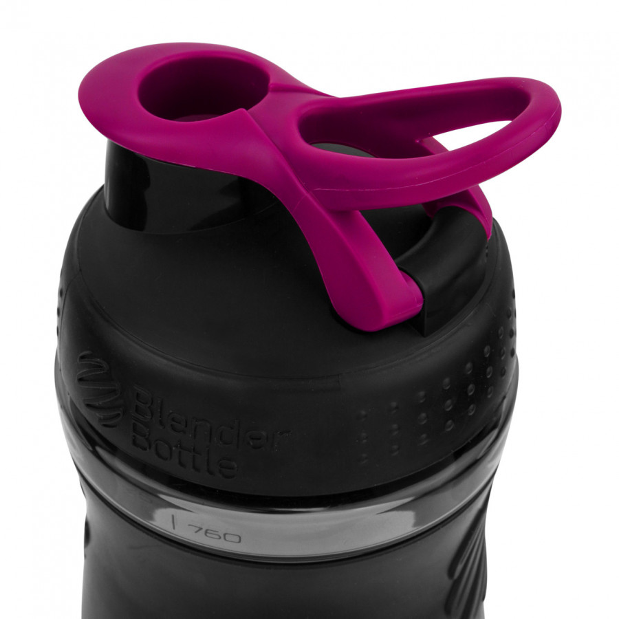 Шейкер спортивний (пляшка) BlenderBottle SportMixer Flip 28oz/820ml Black/Pink