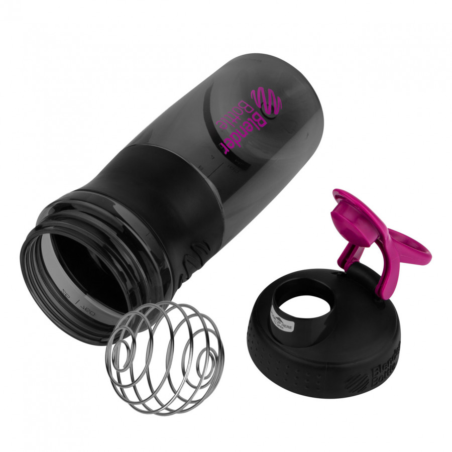 Шейкер спортивний (пляшка) BlenderBottle SportMixer Flip 28oz/820ml Black/Pink