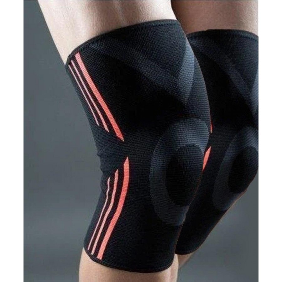 Наколінники Power System PS-6021 Knee Support Evo Black/Orange (пара) M