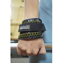 Гаки для тяги на зап'ястя Power System PS-3360 Hooks V2 Black/Yellow XL Гаки для тяги на зап'ястя Power System PS-3360 Hooks V2 Black/Yellow XL
