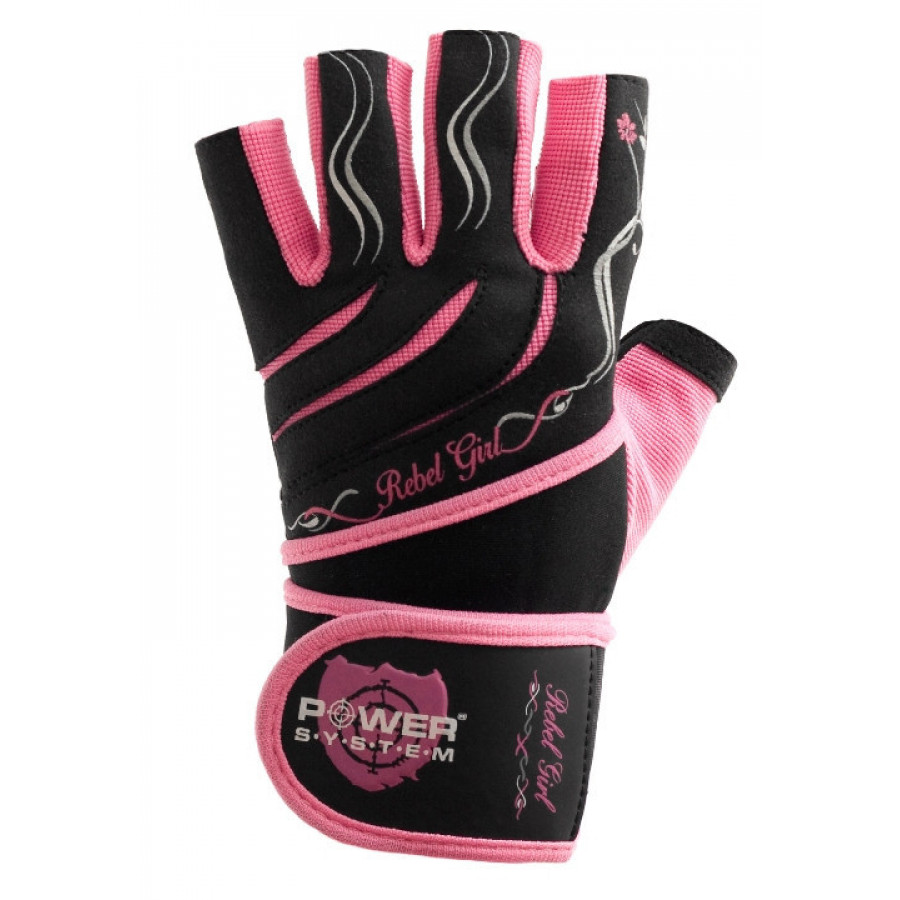 Рукавички для фітнесу Power System PS-2720 Rebel Girl жіночі Pink S