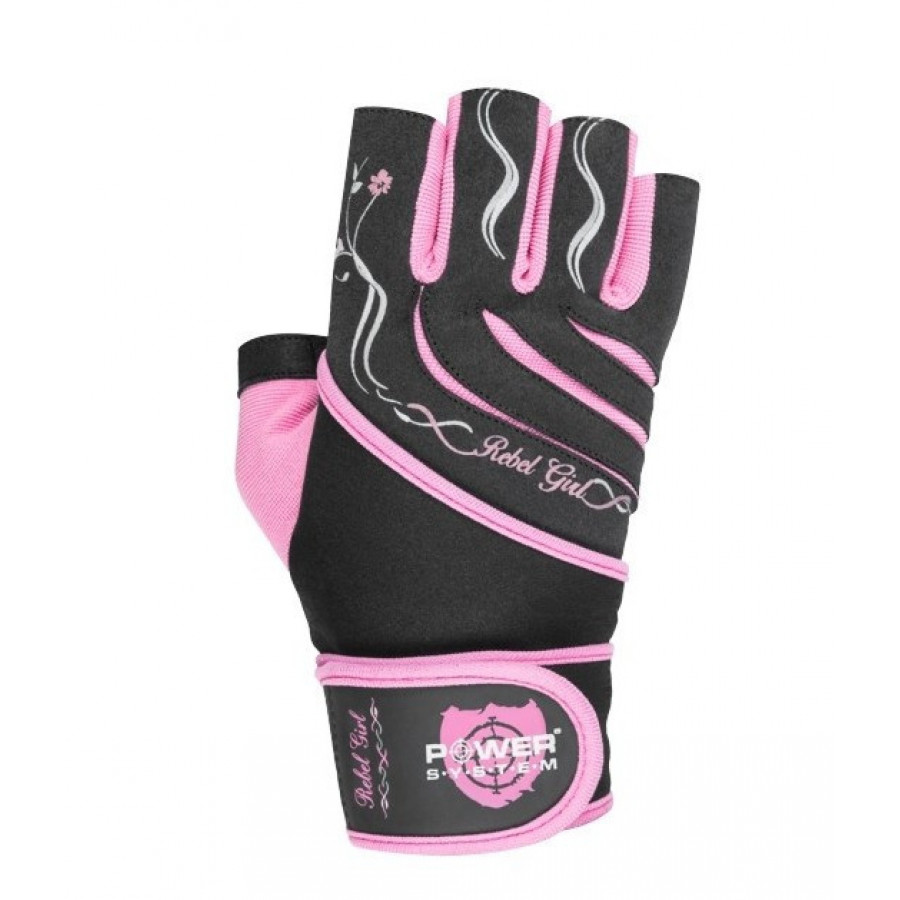 Рукавички для фітнесу Power System PS-2720 Rebel Girl жіночі Pink S