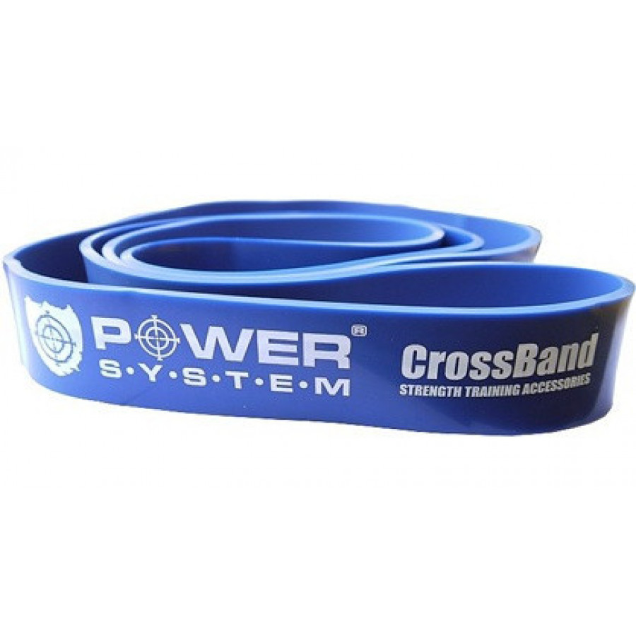 Еспандер-петля (гумка для фітнесу і кроссфіту) Power System PS-4054 CrossFit Level 4 Blue (опір 22-50 кг)