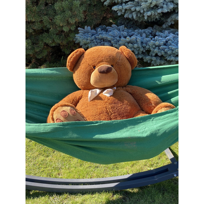 Монотонний гамак WISH салатовий двомісний XXL 200х150 WCG