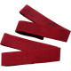 Лямки для тяги шкіряні Power System PS-3320 Leather Straps Red