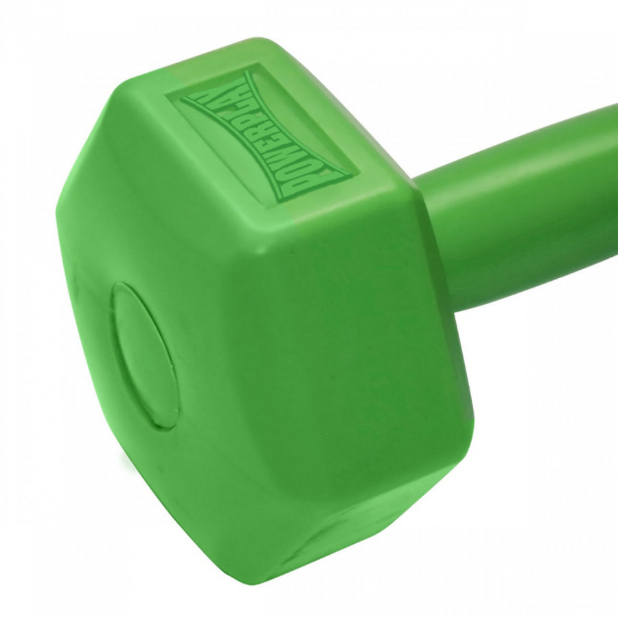 Гантелі композитні PowerPlay 4124 Hercules 2*2 кг. Зелені (пара - 2шт.)