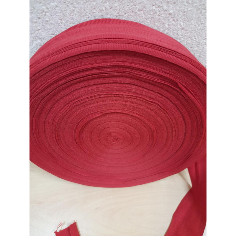 Бинтова стрічка для боксу PowerPlay, Довжина 100 м, Еластична, Бавовна, Нейлон, Червона 