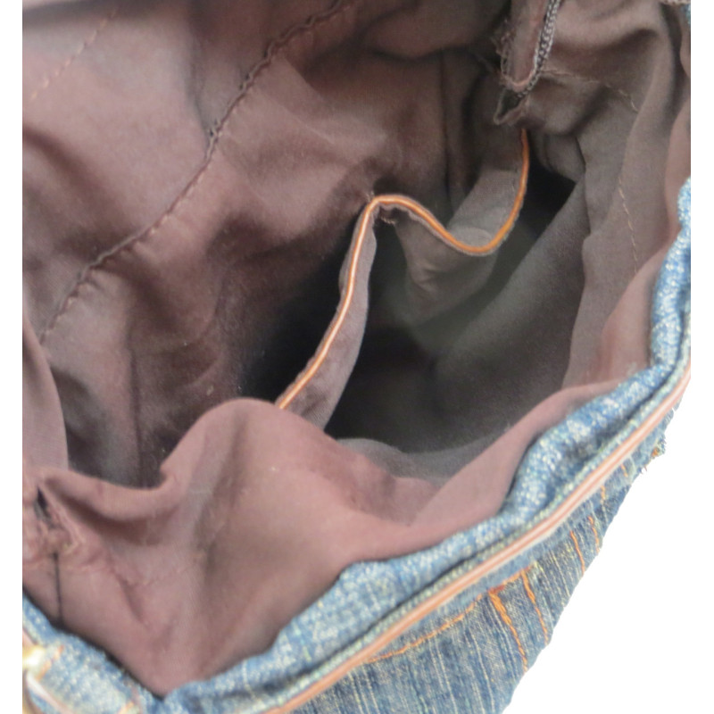 Джинсова сумка Fashion jeans bag темно-синя