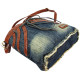 Джинсова сумка Fashion jeans bag темно-синя