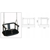 Дитячі гойдалки гумові із захистом (посилені) WCG Belt