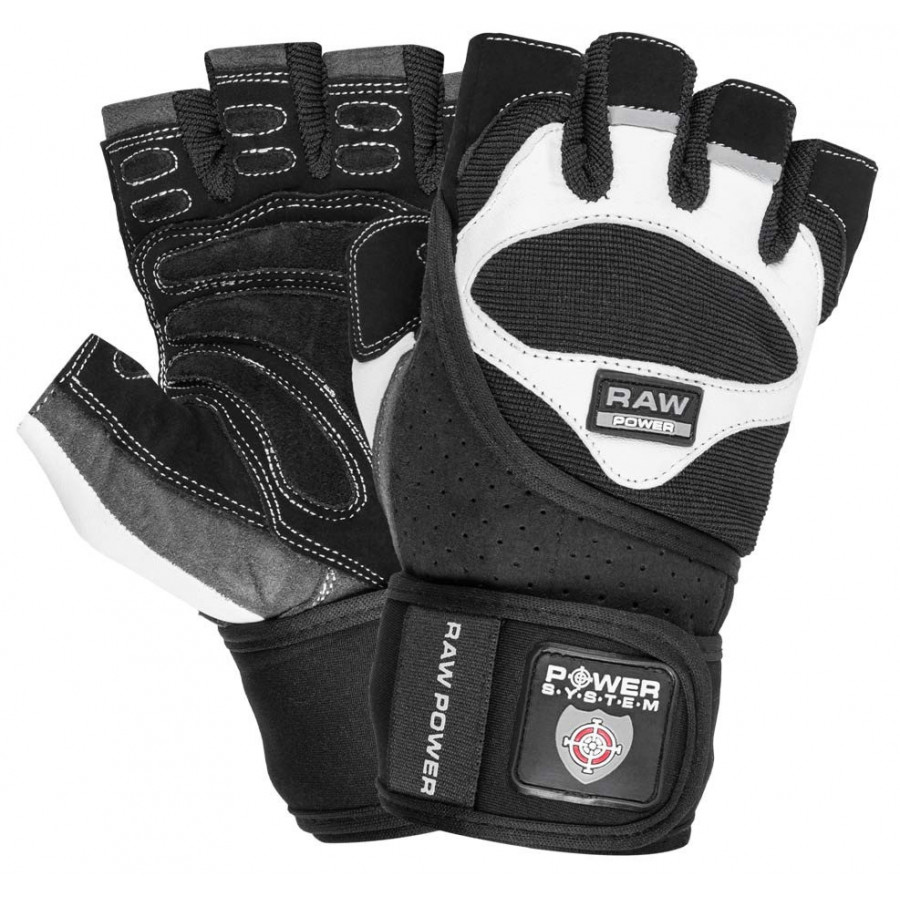 Рукавички для фітнесу Power System PS-2850 Raw Power Black/White XL