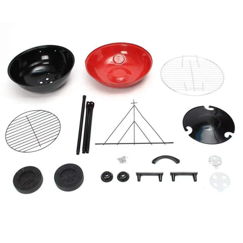 Гриль барбекю угольный на колесах WCG