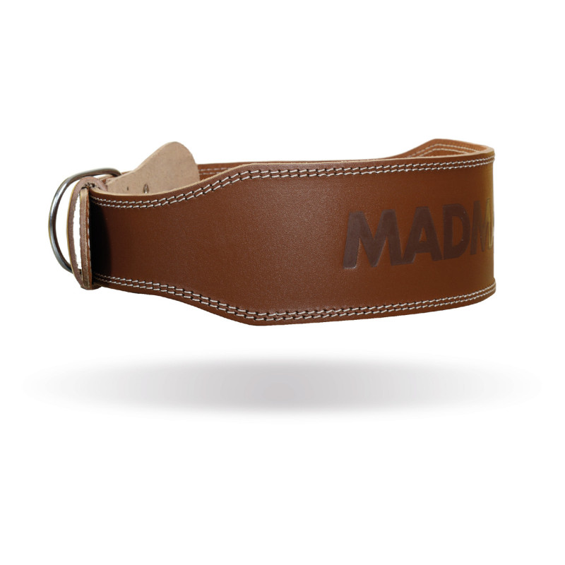 Пояс для важкої атлетики MadMax MFB-246 Full leather шкіряний Chocolate brown XXL