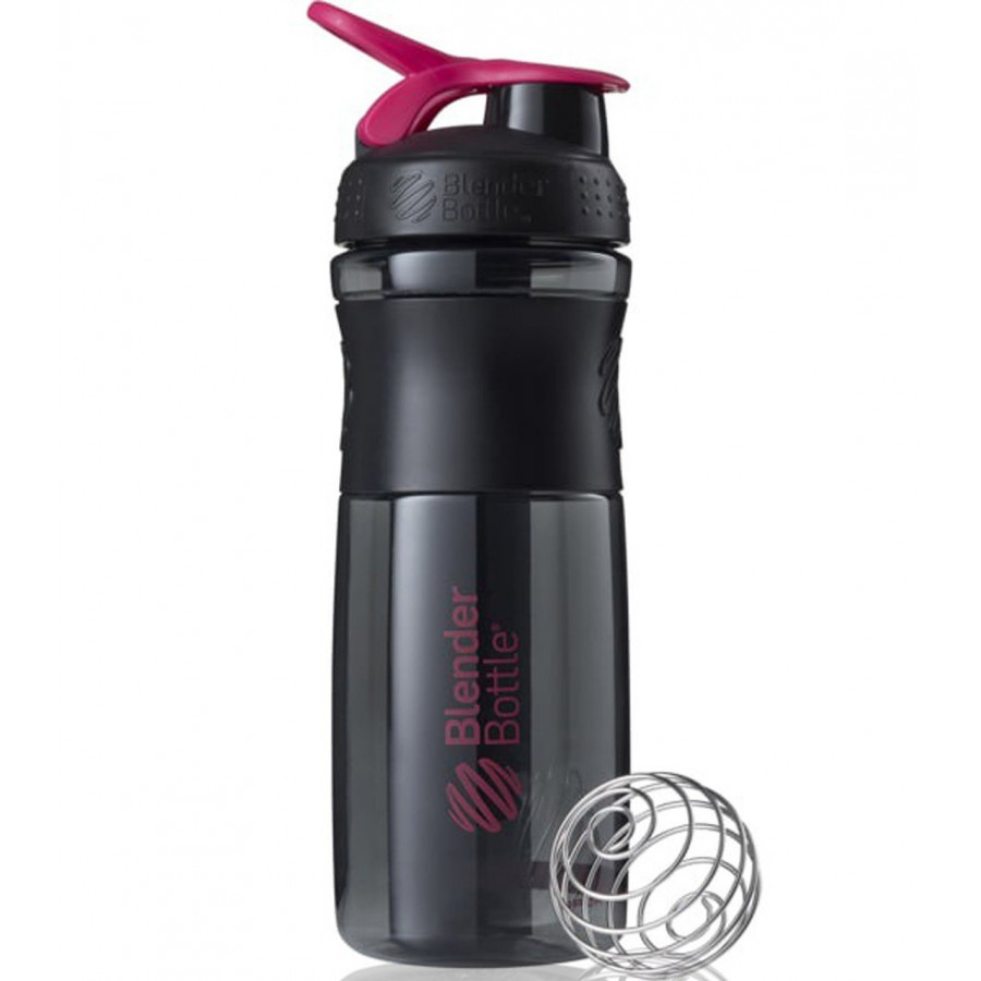 Шейкер спортивний (пляшка) BlenderBottle SportMixer Flip 28oz/820ml Black/Pink
