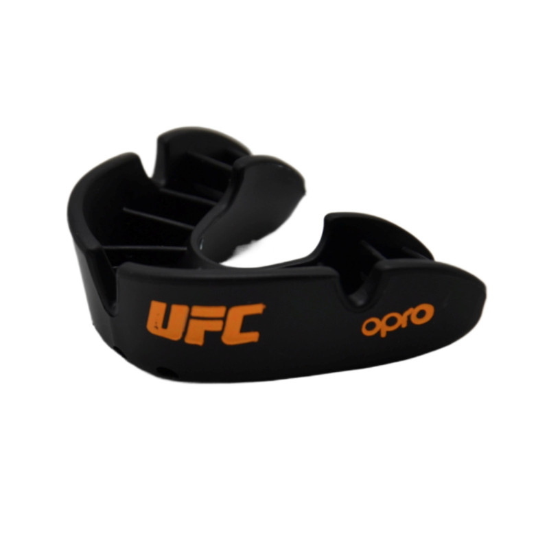 Капа боксерская OPRO Junior Bronze UFC Hologram Black (арт.002264001)