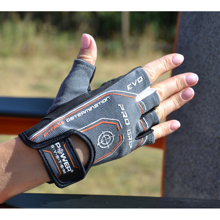 Рукавички для фітнесу Power System PS-2250E Pro Grip EVO Grey XS