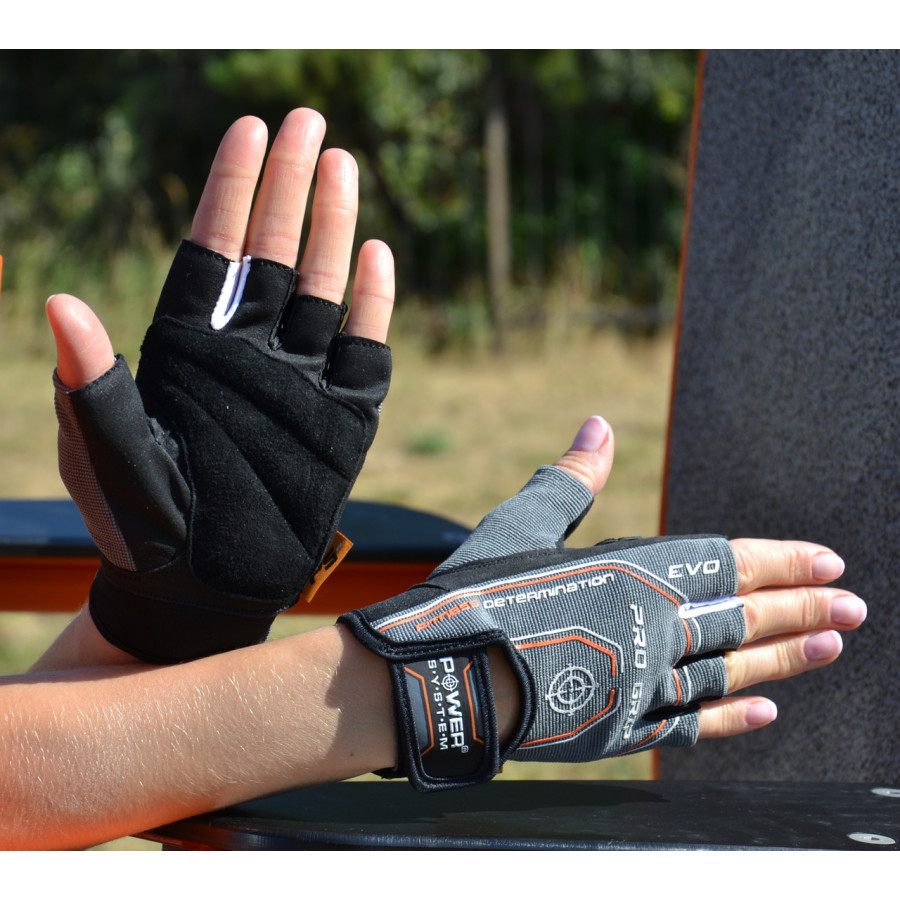 Рукавички для фітнесу Power System PS-2250E Pro Grip EVO Grey XS