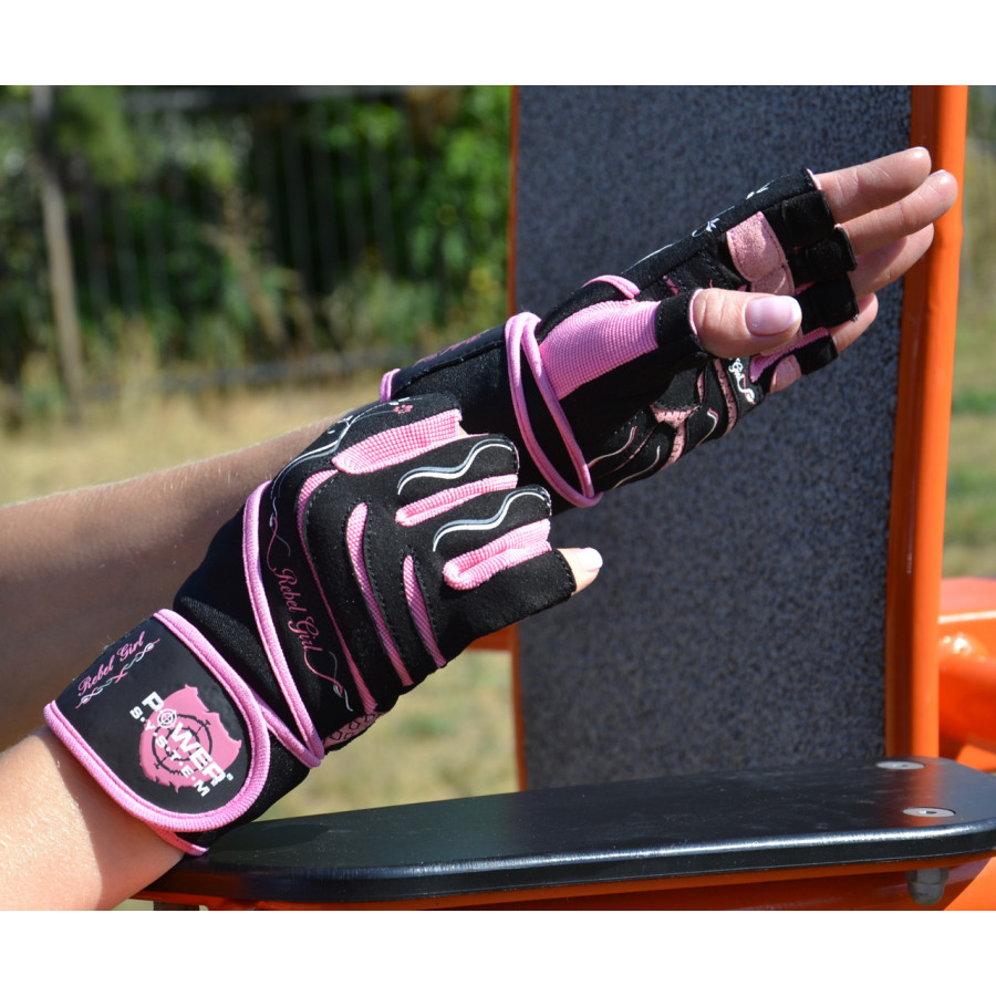 Рукавички для фітнесу Power System PS-2720 Rebel Girl жіночі Pink S