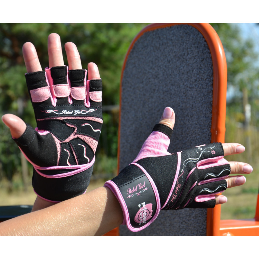 Рукавички для фітнесу Power System PS-2720 Rebel Girl жіночі Pink S