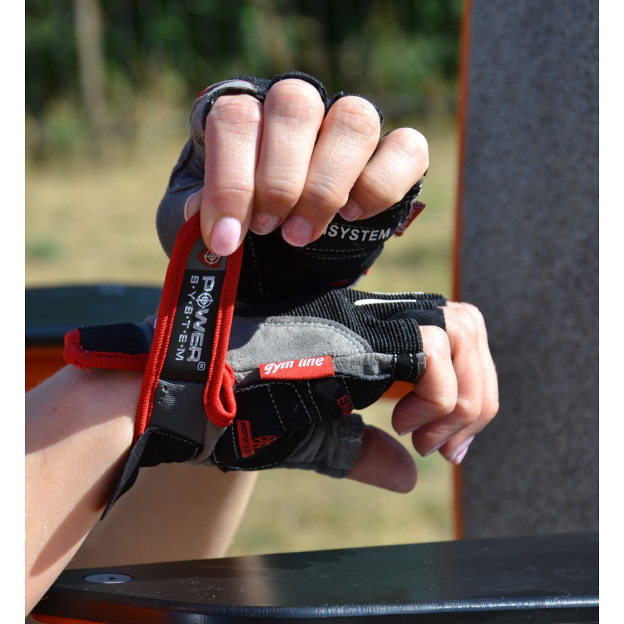 Рукавички для фітнесу Power System PS-2570 Woman’s Power жіночі Black/Red XS