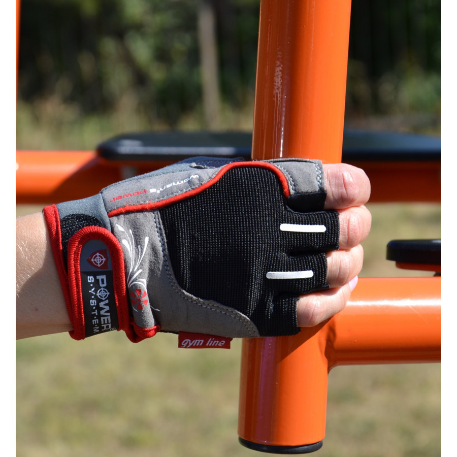 Рукавички для фітнесу Power System PS-2570 Woman’s Power жіночі Black/Red XS