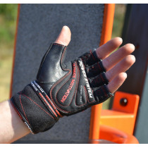 Рукавички для фітнесу Power System PS-2810 Ultimate Motivation Black/Red Line M Рукавички для фітнесу Power System PS-2810 Ultimate Motivation Black/Red Line M