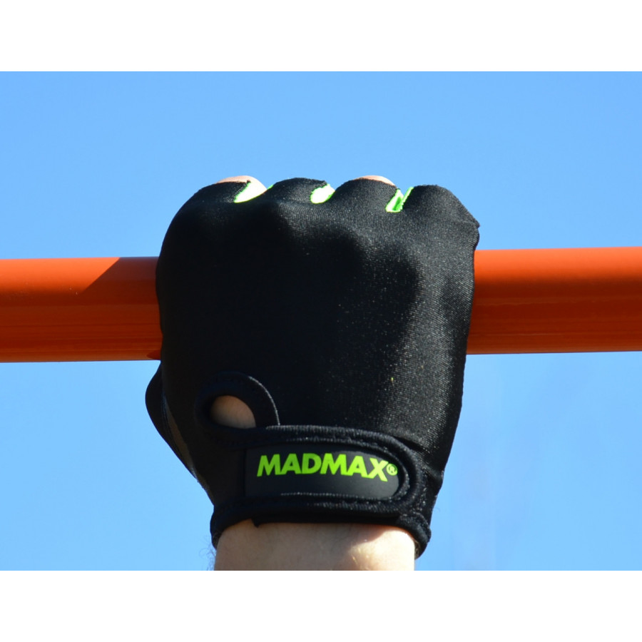Рукавички для фітнесу MadMax MFG-251 Rainbow Green L