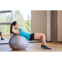 М'яч для фітнесу (фітбол) PowerPlay 4001 Ø75 cm Gymball Сріблястий + помпа М'яч для фітнесу (фітбол) PowerPlay 4001 Ø75 cm Gymball Сріблястий + помпа