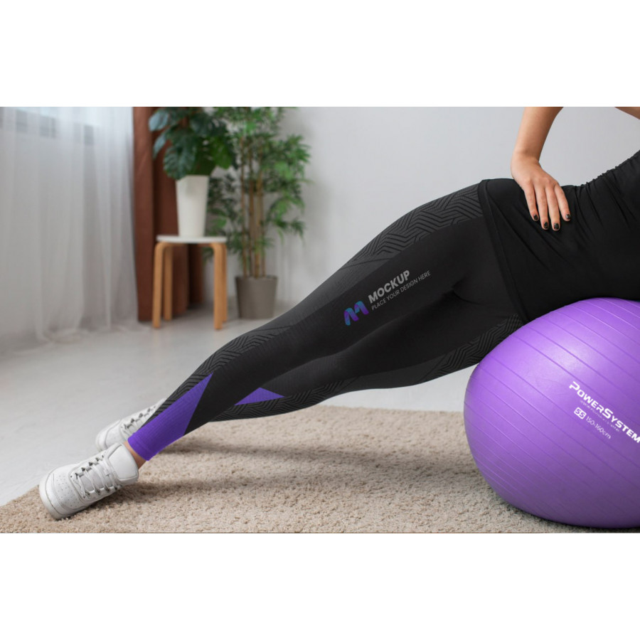 М'яч для фітнесу (фітбол) Power System PS-4018 Ø85 cm PRO Gymball Purple