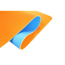 Коврик для йоги и фитнеса U-POWEX TPE йога-мат Orange/Blue (183х61х0.6) Коврик для йоги и фитнеса U-POWEX TPE йога-мат Orange/Blue (183х61х0.6)