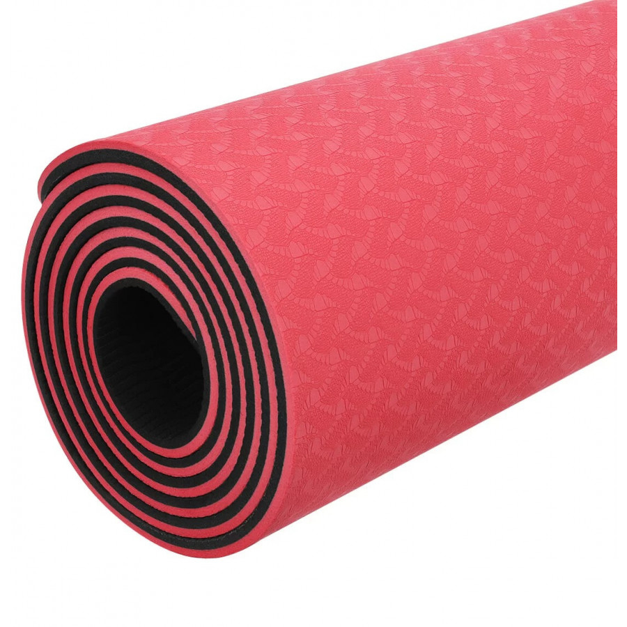 Килимок для йоги та фітнесу Power System PS-4060 TPE Yoga Mat Premium Red (183х61х0.6)
