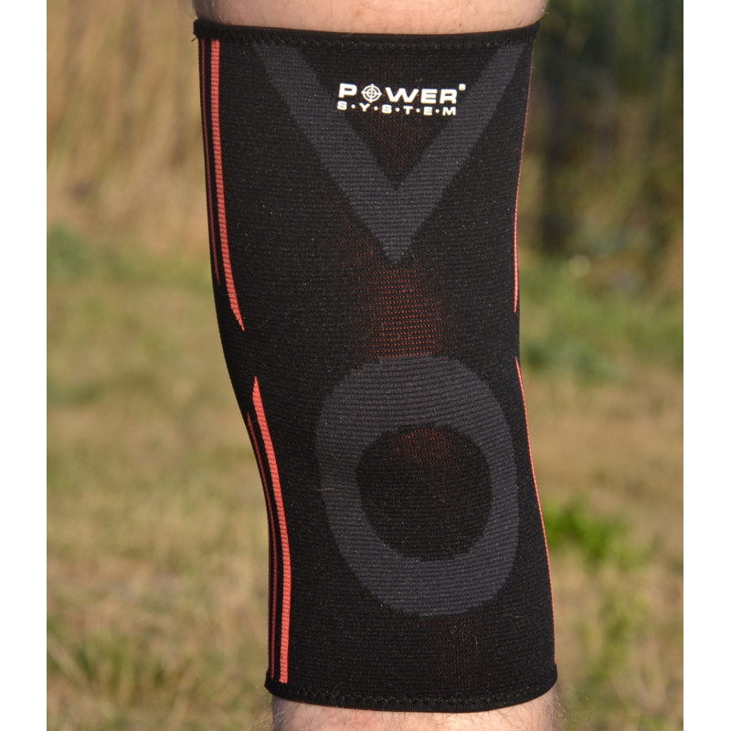 Наколінники Power System PS-6021 Knee Support Evo Black/Orange (пара) M