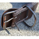 Пояс для важкої атлетики MadMax MFB-246 Full leather шкіряний Chocolate brown XXL