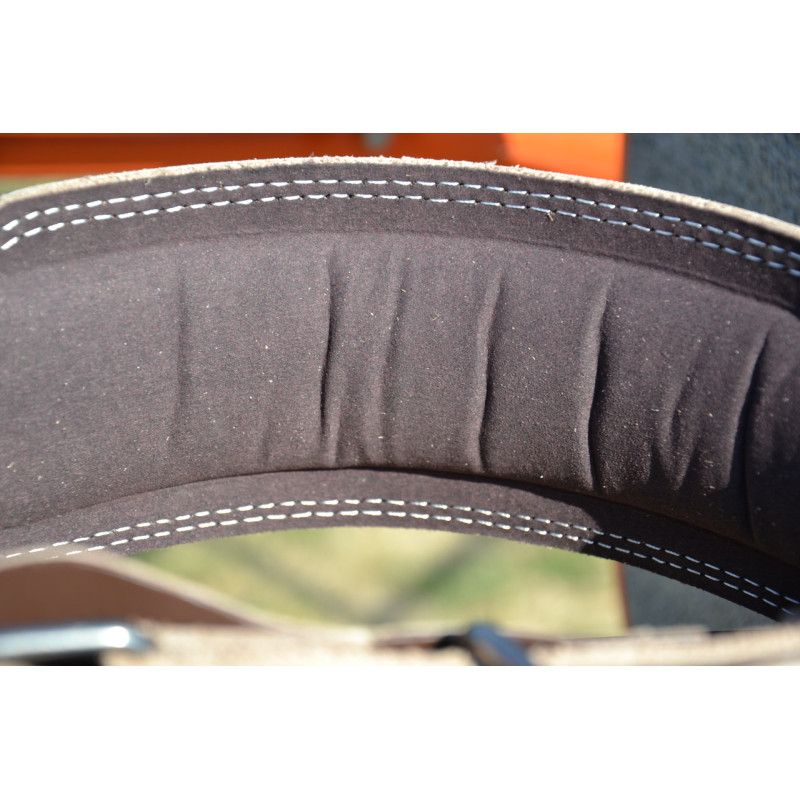 Пояс для важкої атлетики MadMax MFB-246 Full leather шкіряний Chocolate brown XXL