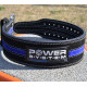 Пояс для пауерліфтингу Power System PS-3800 PowerLifting шкіряний Black/Blue Line XXL